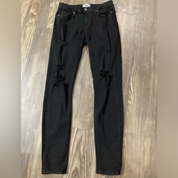 PAIGE Denim - Paige Verdugo‎ Ultra Skinny Women’s Black Jeans Size 28
